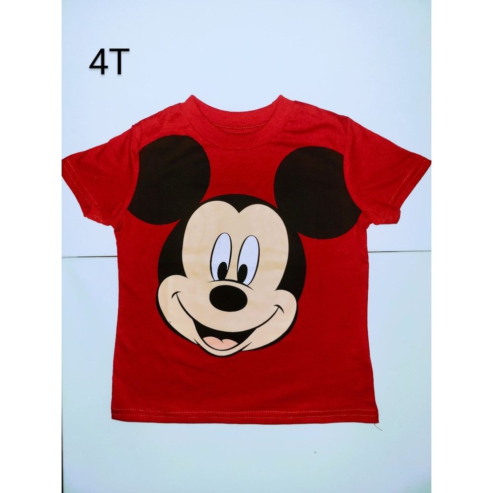 Disney Mickey Kids 4T Children New 100% cotton Ruby Red Brand new T-Shirt appare